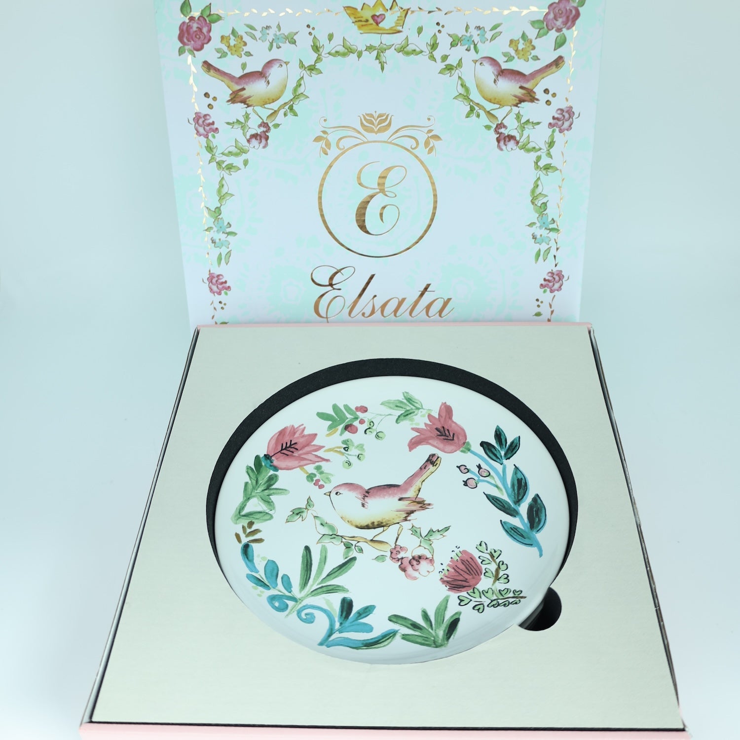 Dinner Plate Bird White - Set of 4